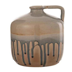 Vase Design en Céramique Droplet 20cm Beige