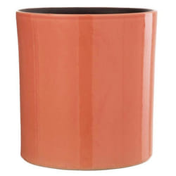 Cache-Pot en Céramique Design Flek 25cm Orange