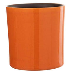 Cache-Pot en Céramique Flek 20cm Orange
