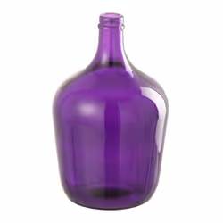 Vase Bouteille en Verre Mandie 30cm Mauve