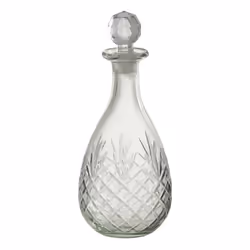 Carafe Design en Verre Faune 26cm Transparent