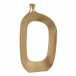 Vase Ovale Design Nina 46cm Or