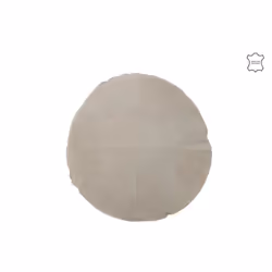 Coussin - J-LINE - Rond - Gris - Déhoussable - Synthétique - Salon