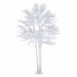 Arbre Déco en Métal Palmier 250cm Argent