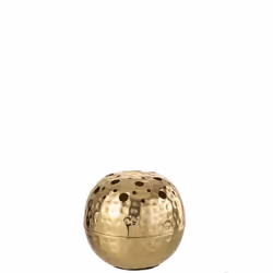 J-Line vase Boule Avec Trous - métal - or - small - Ø 15 cm