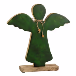 Statuette Déco Ange Gabriel 26cm Vert