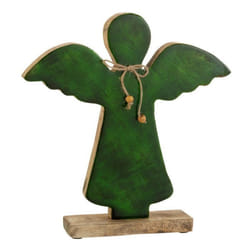 Statuette Déco Ange Gabriel 26cm Vert