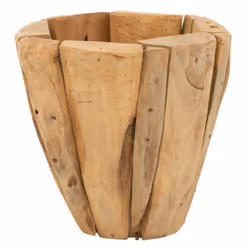 Cache-Pot en Bois Jack Teck 30cm Naturel