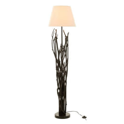 Lampadaire Design en Bois Branches 170cm Noir