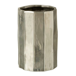 Cache-Pot Design Ary 25cm Argent