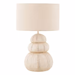 Lampe à Poser Oursin 47cm Beige
