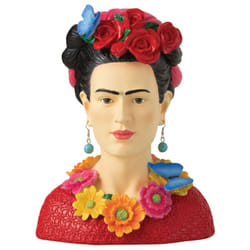 Statuette Déco Buste Frida Khalo 22cm Multicolore