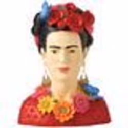 Statuette Déco Buste Frida Khalo 40cm Multicolore