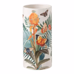 Vase Design Papillons 30cm Multicolore
