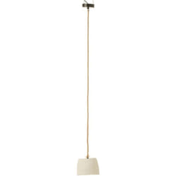 J-Line Lampe Suspendu Papier Mache Blanc Small