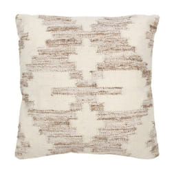 Coussin Déco Croix 60x60cm Beige