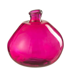 Vase Bulle en Verre Mexican 32cm Fuchsia