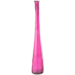 J-Line vase Noah - verre - fuchsia - large - 120 cm de hauteur