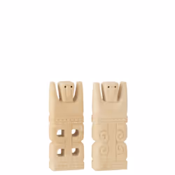 J-Line décoration Statue Marie - pierre - naturel - 2 pcs