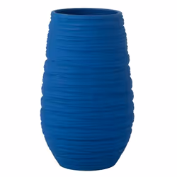 Vase en Céramique Fiesta 40cm Bleu