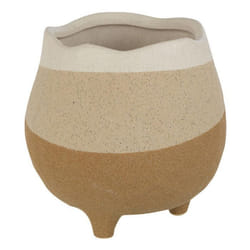Cache-Pot sur Pied Charley 18cm Beige