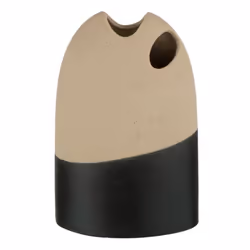 Vase Haut en Céramique Black Lombok 25cm Noir