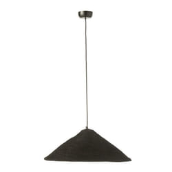 J-Line Lampe Suspendue Chapeau Moonj Jonc Noir Small