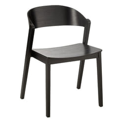J-Line Chaise Laga Bois De Chene/Contreplaque Noir