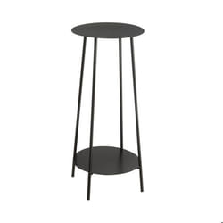 J-Line Stand De Fleurs Deux Metal Noir