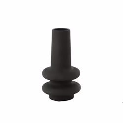 J-Line vase Lyra - céramique - noir - large - 39 cm de hauteur