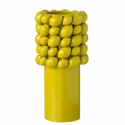 J-Line vase Citron - céramique - vert - large - 34.5 cm de hauteur