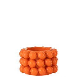 J-Line cache-pot Oranges - céramique - orange - medium - Ø 19.5 cm