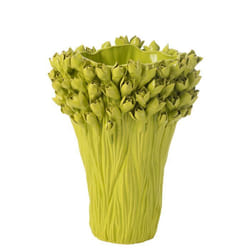 J-Line Vase Ambrosia Ceramique Vert Large
