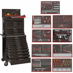 Servante black foam mega master set Teng Tools TCEMM699NBK