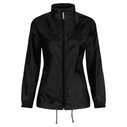 Veste imperméable femme B&C Sirocco - Noir - Randonnée