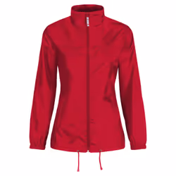 Veste imperméable femme B&C Sirocco - Rouge - Randonnée