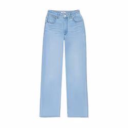 Jeans femme Wrangler Mom Relaxed Akua - bleu - taille 29x32