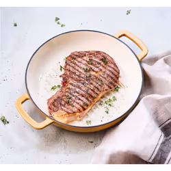 Poele A Grill - Cosy & Trendy - Fontestic - Fonte Émaillée - Ø28 Cm - Tous Feux Dont Induction - Ambre - Vue supplémentaire 2