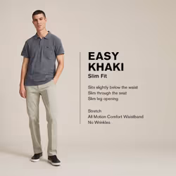 Pantalon Slim en stretch Dockers Easy Khaki