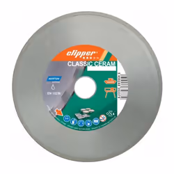 Disque à jante continue pour une coupe à sec ou à eau. Optimisé pour la découpe des carrelages. Coupe droite en toutes circon ...