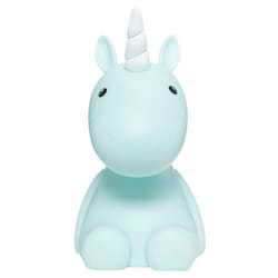 Veilleuse Licorne Led Bleue 17 Cm