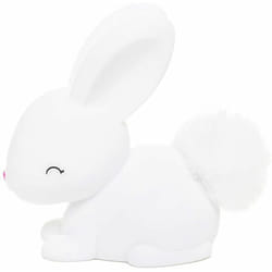 Veilleuse petit lapin à défilement de couleurs 9.5 cm