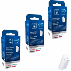 Filtre à eau (x3) d'origine pour Cafetière, Expresso SIEMENS, BOSCH, GAGGENAU, NEFF 17000706 Appareils compatibles : [CAFETIÈ ...