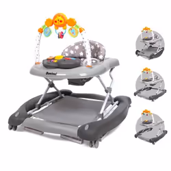 Baninni 5-en-1 Trotteur Maya Gris