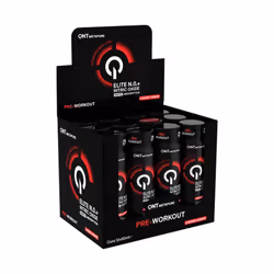 NO+ Elite Shot 12x80ml Cherry Grape QNT Pre-entrainement