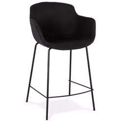 Tabouret de Bar Design Largesa 97cm Noir