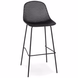 Tabouret de Bar Design Braddock 106cm Noir