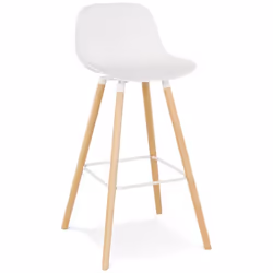 Tabouret de Bar Design Grano 99cm Blanc