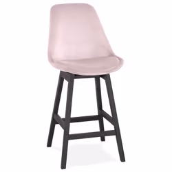 Tabouret de Bar Design Sezera 103cm Rose & Noir