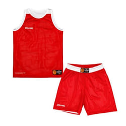 Ensemble maillot et short enfant Spalding Double Face - red white - M